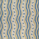 Lee Jofa IKAT STRIPE BLUE/YELLOW Fabric