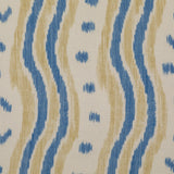 Lee Jofa IKAT STRIPE BLUE/YELLOW Fabric