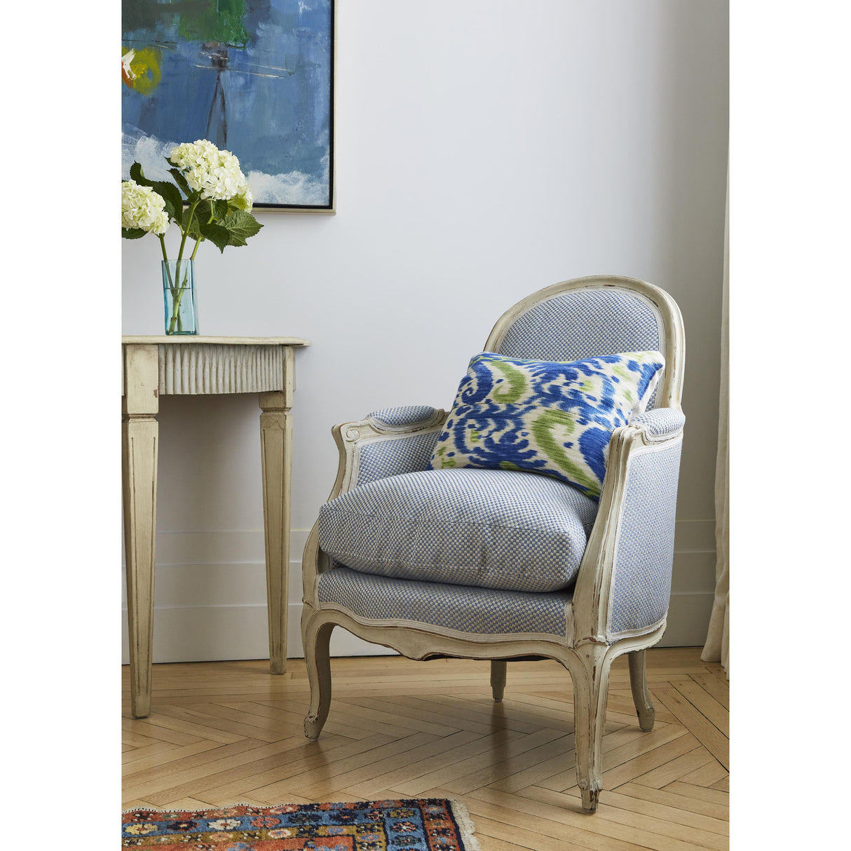 Lee Jofa KAMARA BLUE/YELLOW Fabric