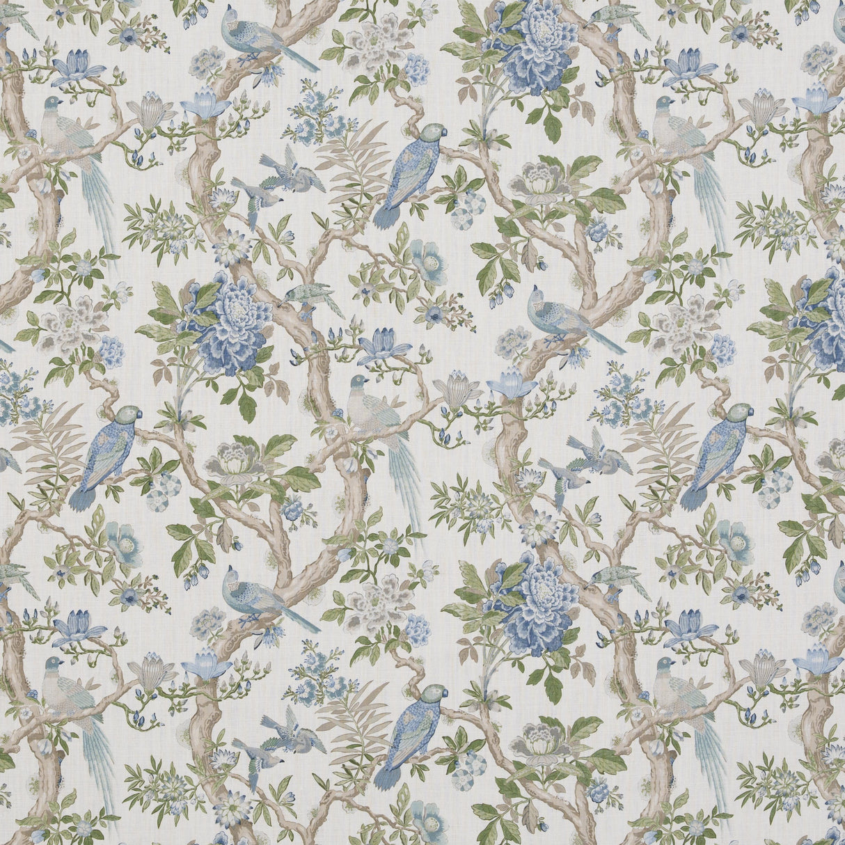 G P & J Baker ELTHAM BLUE Fabric