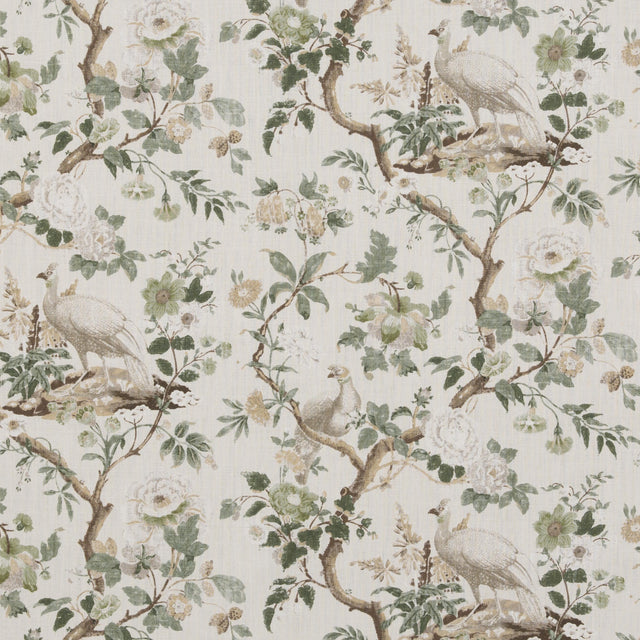 G P & J Baker BROUGHTON ROSE GREEN Fabric
