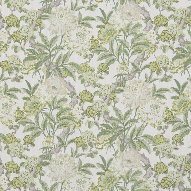 G P & J Baker SUMMER PEONY GREEN Fabric