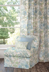 G P & J Baker SUMMER PEONY AQUA Fabric