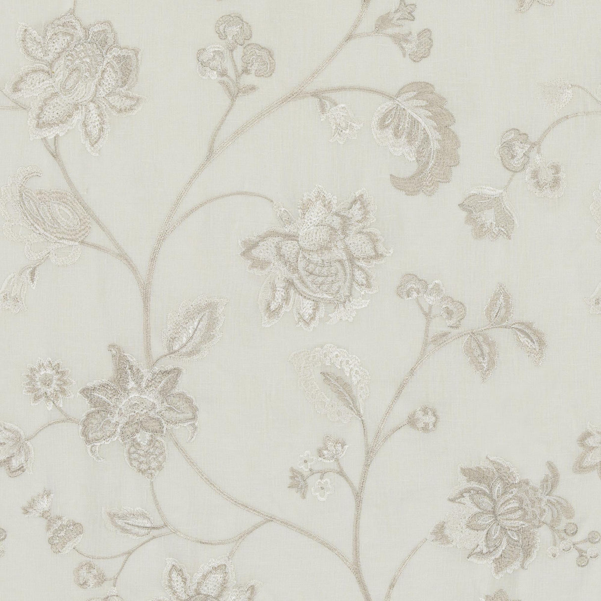 G P & J Baker ISABELLA SHEER IVORY Drapery Fabric