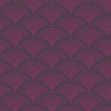 Cole & Son FEATHER FAN WOVEN MAGNT CHAR Upholstery Fabric