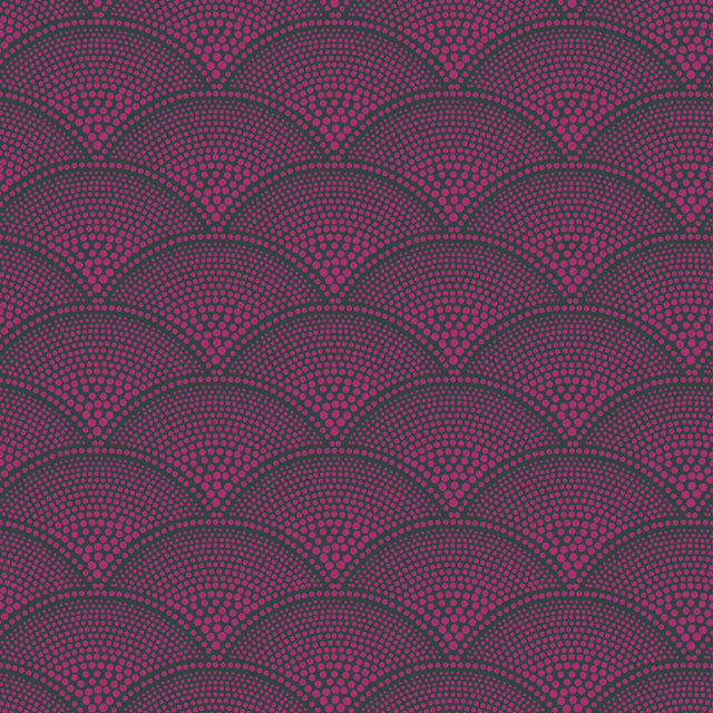 Cole & Son FEATHER FAN WOVEN MAGNT CHAR Upholstery Fabric