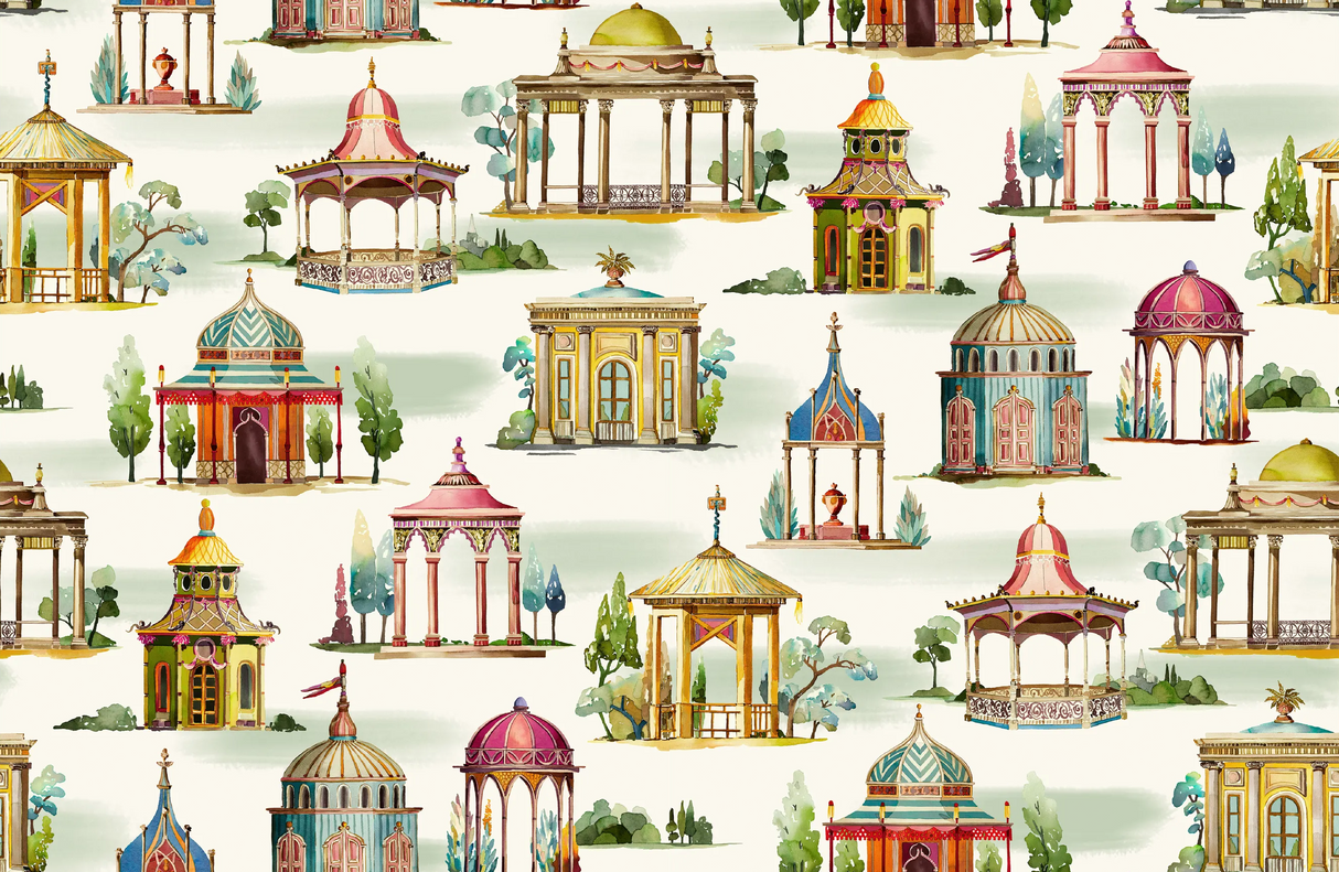 Mulberry FOLLIES PLUM Wallpaper