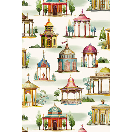 Mulberry FOLLIES PLUM Wallpaper