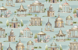 Mulberry FOLLIES AQUA Wallpaper