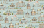 Mulberry FOLLIES AQUA Wallpaper