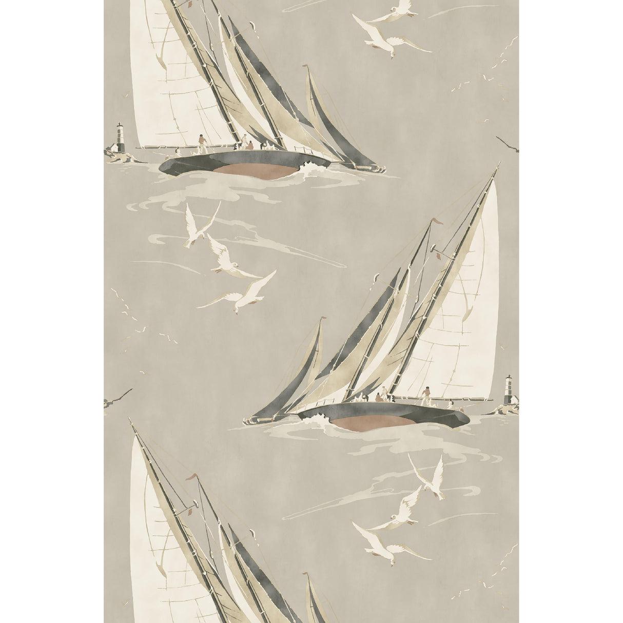 Mulberry ROUND THE ISLAND ANTIQUE Wallpaper