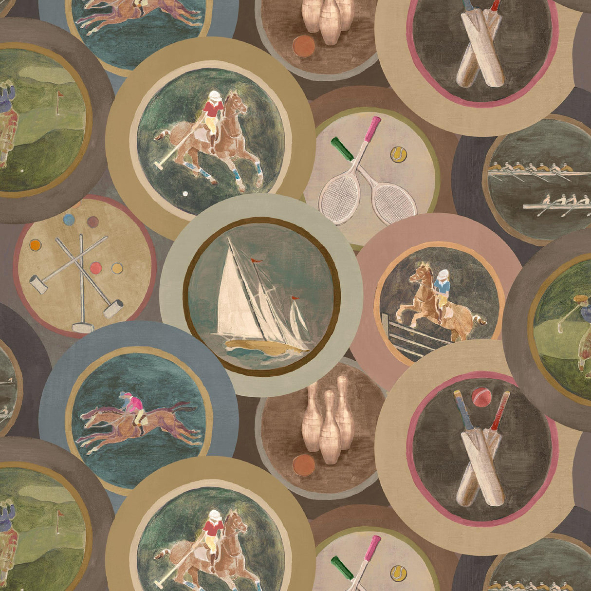 Mulberry SPORTING LIFE WOODSMOKE Wallpaper