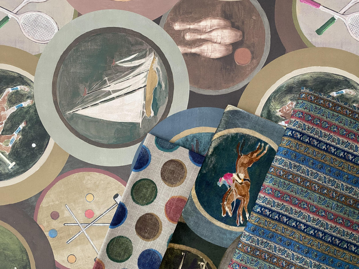 Mulberry SPORTING LIFE WOODSMOKE Wallpaper