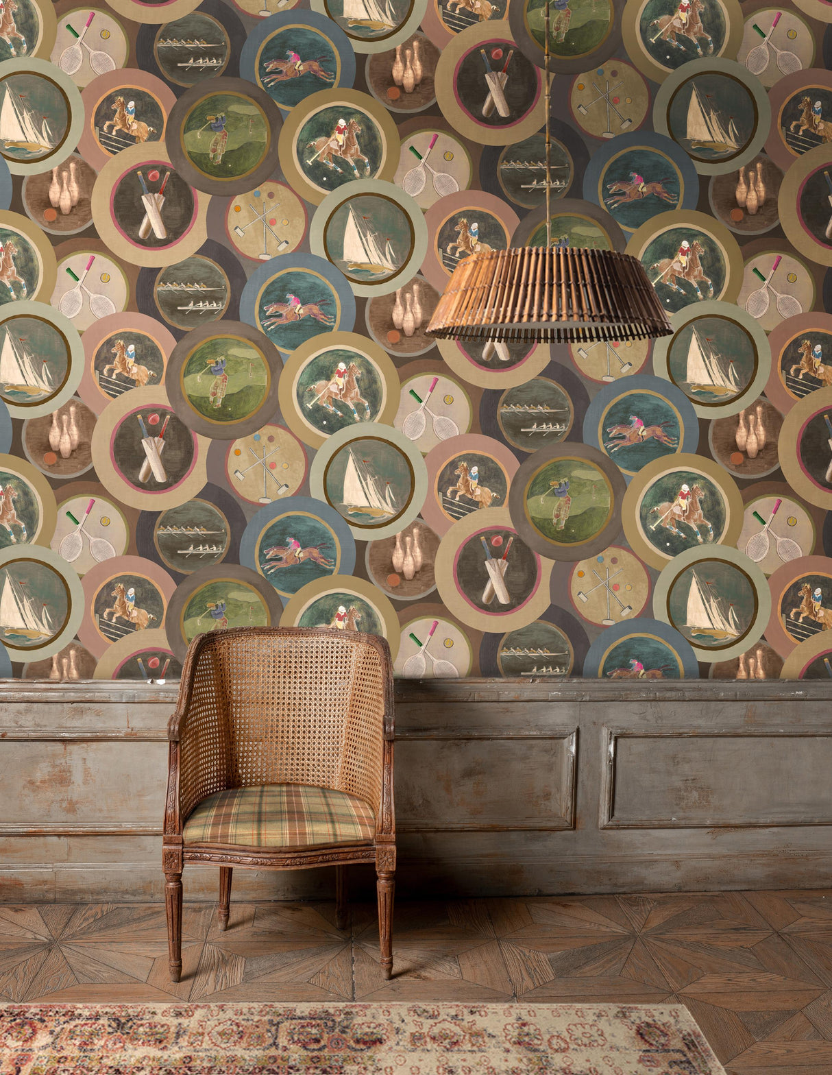 Mulberry SPORTING LIFE WOODSMOKE Wallpaper