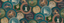 Mulberry SPORTING LIFE TEAL Wallpaper