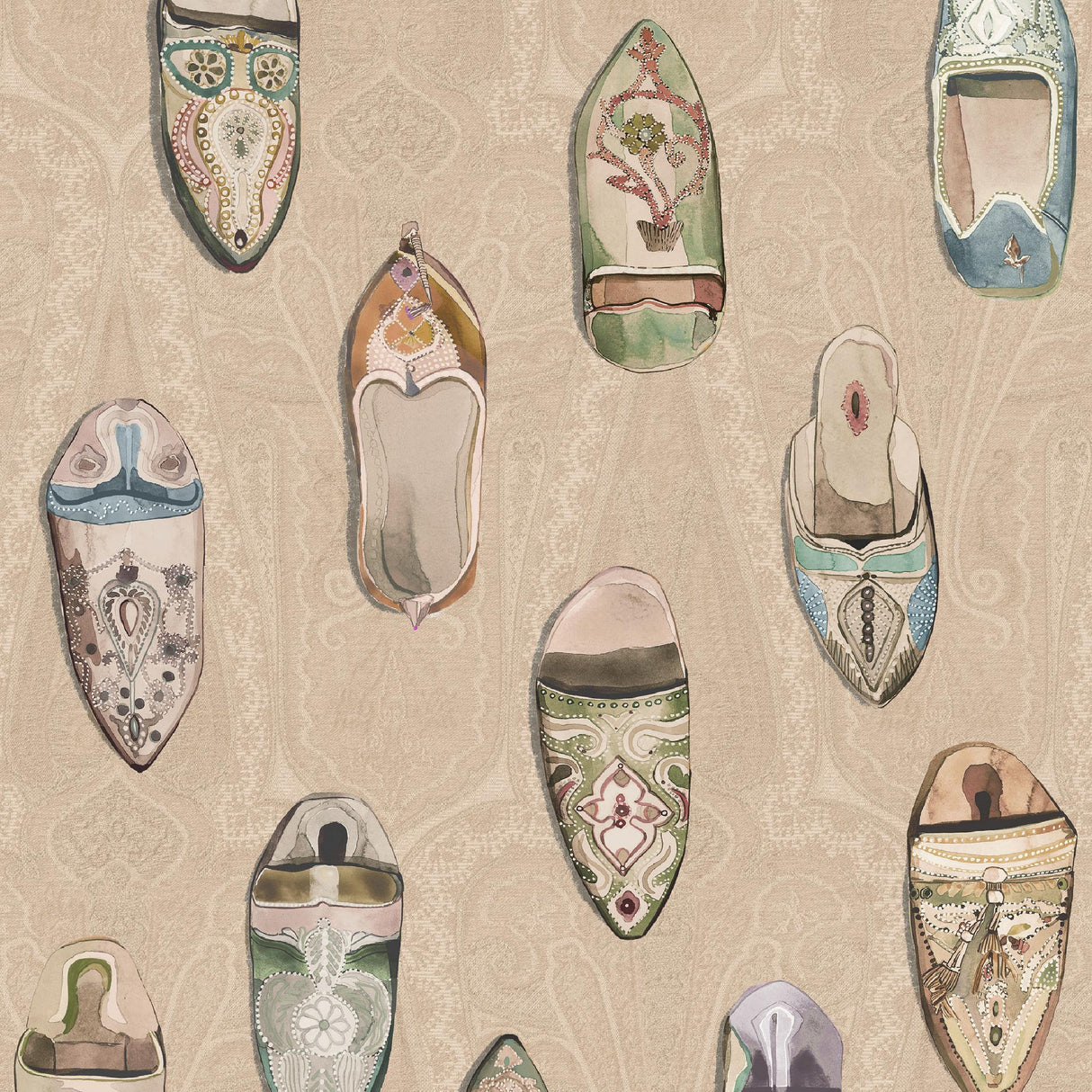 Mulberry BABOUCHES IVORY Wallpaper
