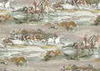Mulberry MORNING GALLOP GREY/SAND Wallpaper