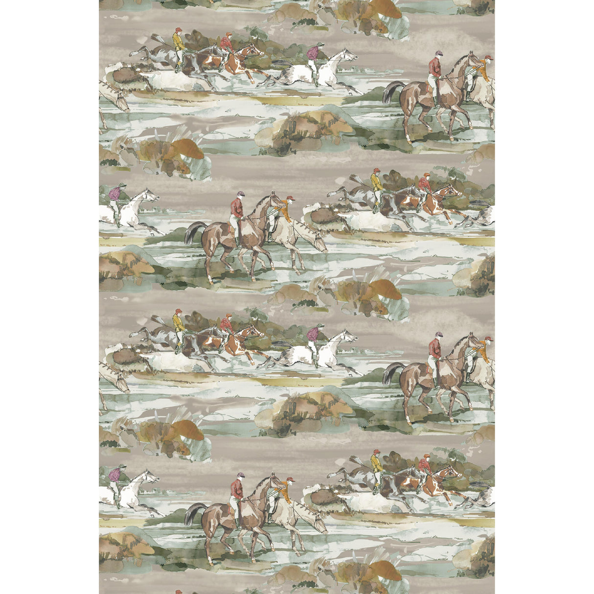 Mulberry MORNING GALLOP GREY/SAND Wallpaper