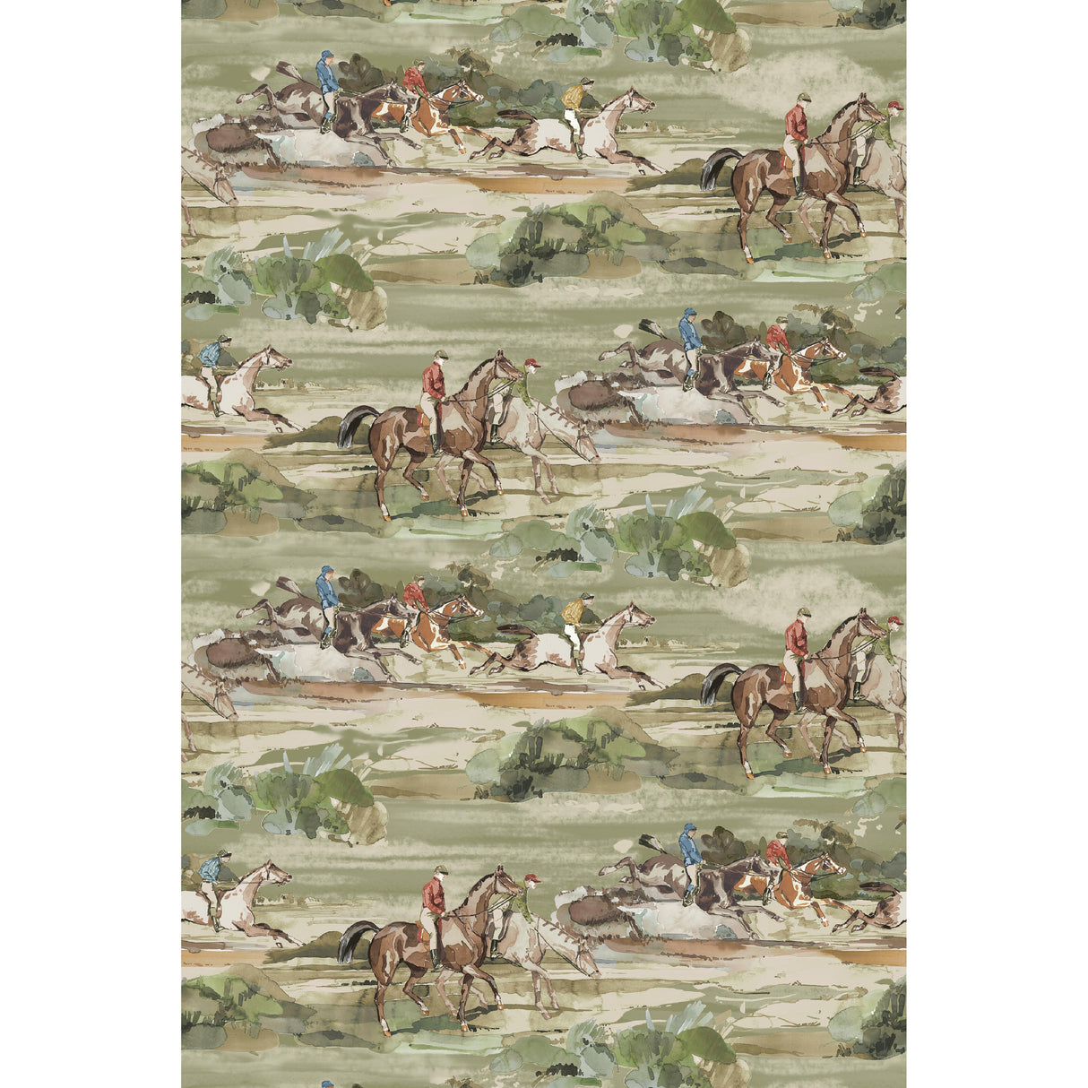 Mulberry MORNING GALLOP ANTIQUE Wallpaper