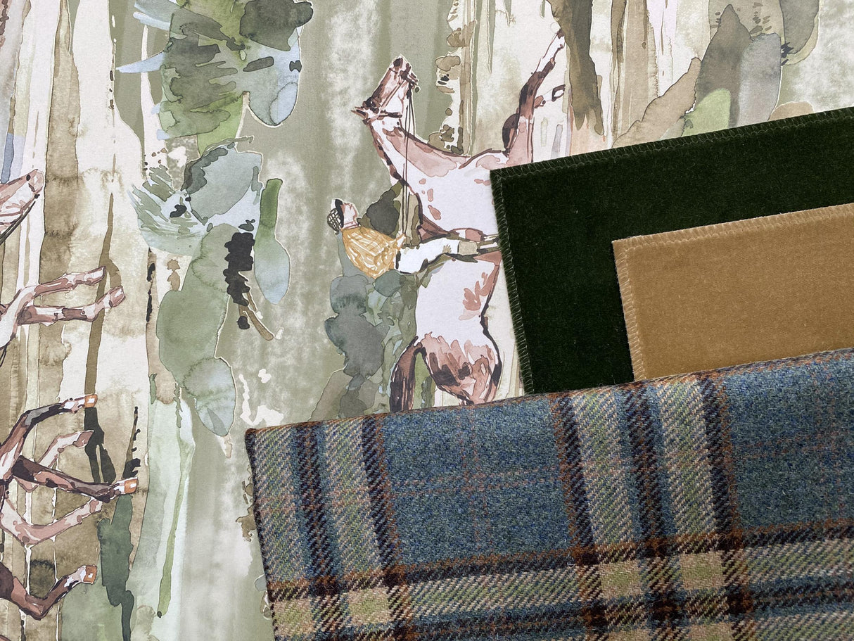 Mulberry MORNING GALLOP ANTIQUE Wallpaper