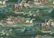 Mulberry MORNING GALLOP TEAL Wallpaper