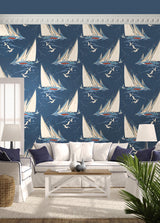 Mulberry NAVAL ENSIGNS BLUE Wallpaper