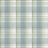 Mulberry MULBERRY ANCIENT TARTAN AQUA Wallpaper