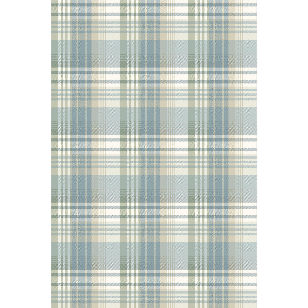 Mulberry MULBERRY ANCIENT TARTAN AQUA Wallpaper