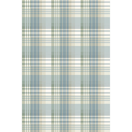 Mulberry MULBERRY ANCIENT TARTAN AQUA Wallpaper