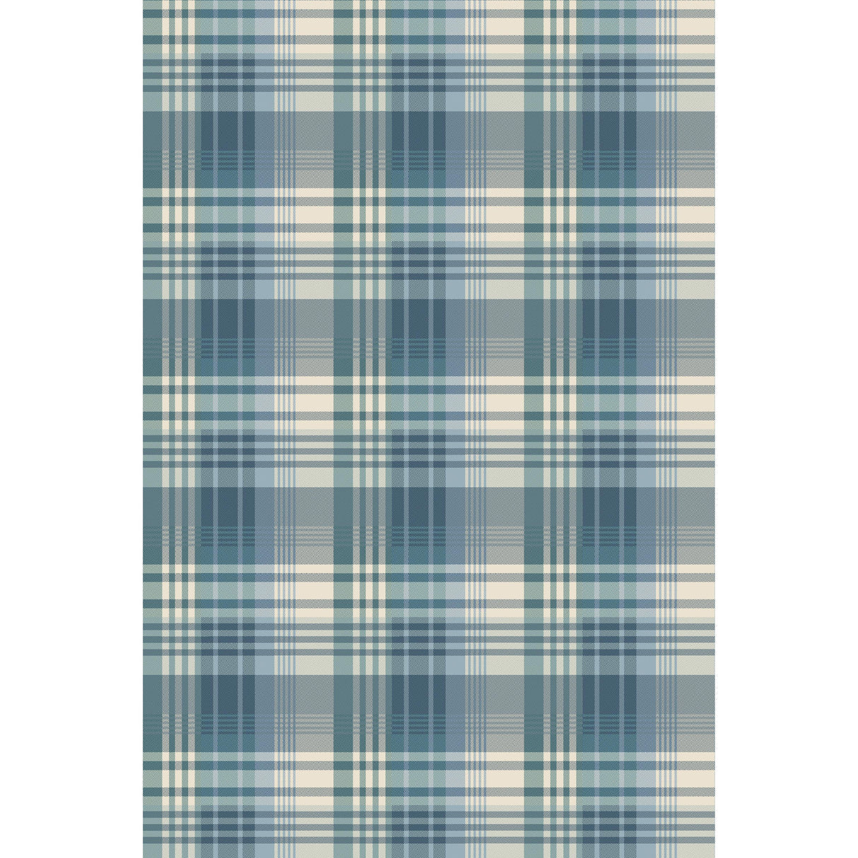 Mulberry MULBERRY ANCIENT TARTAN TEAL Wallpaper