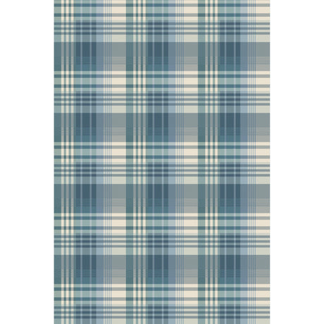 Mulberry MULBERRY ANCIENT TARTAN TEAL Wallpaper