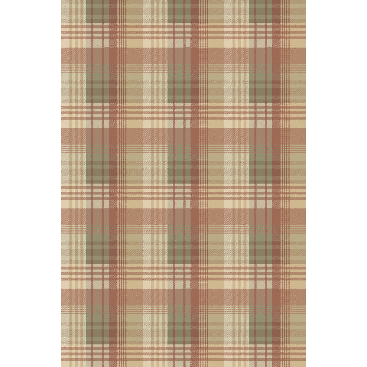 Mulberry MULBERRY ANCIENT TARTAN LOVAT/RED Wallpaper
