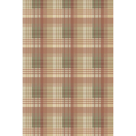 Mulberry MULBERRY ANCIENT TARTAN LOVAT/RED Wallpaper