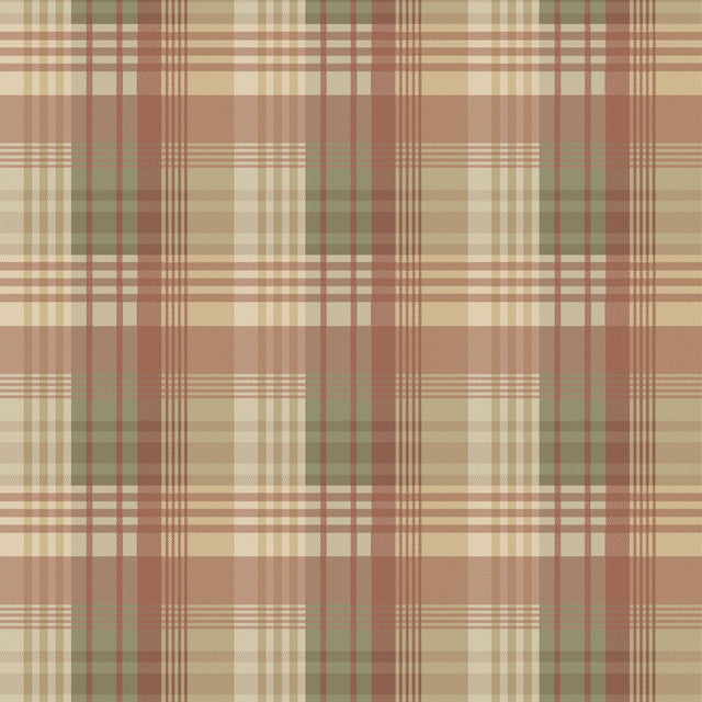 Mulberry MULBERRY ANCIENT TARTAN LOVAT/RED Wallpaper