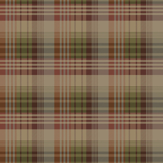 Mulberry MULBERRY ANCIENT TARTAN RED/PLUM Wallpaper