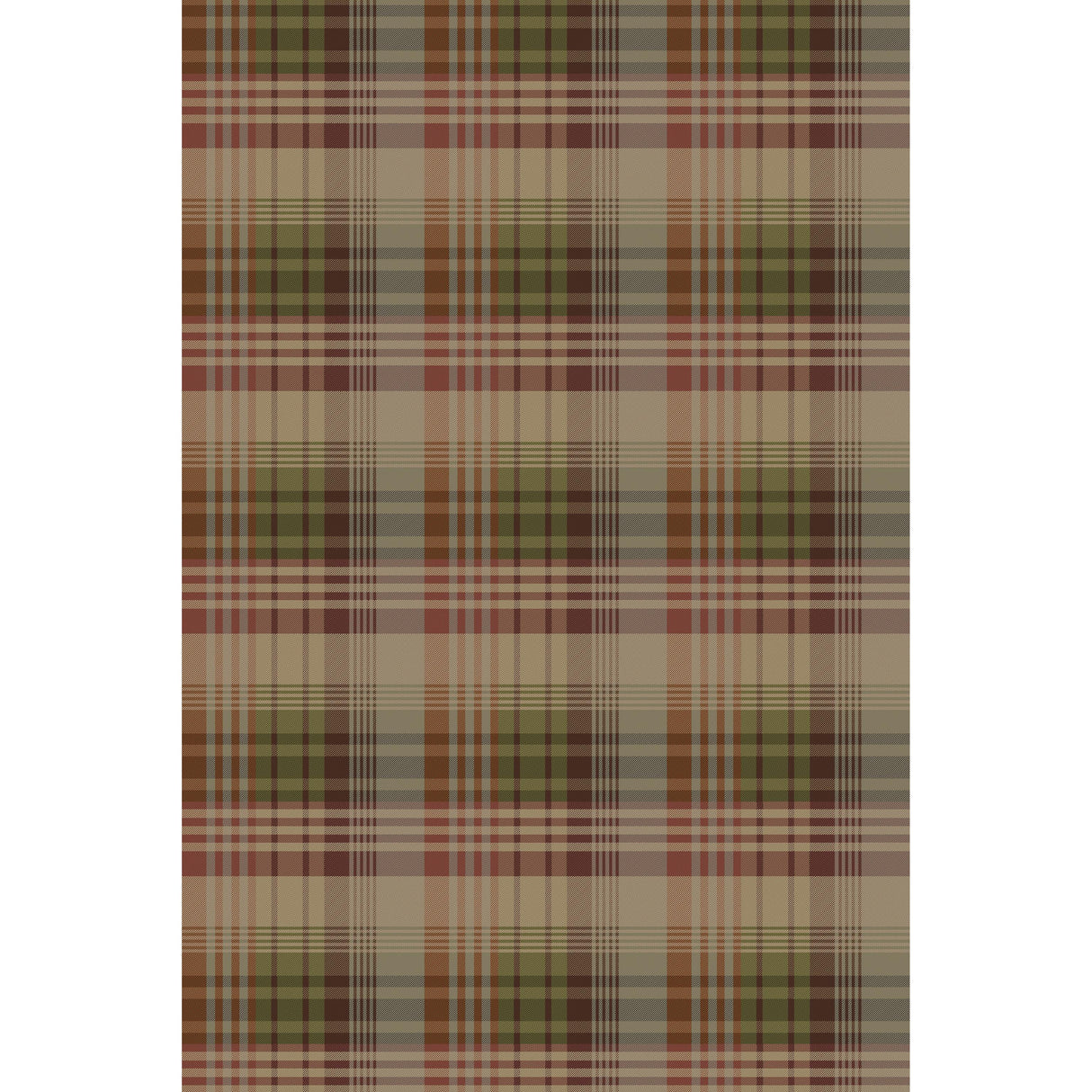 Mulberry MULBERRY ANCIENT TARTAN RED/PLUM Wallpaper