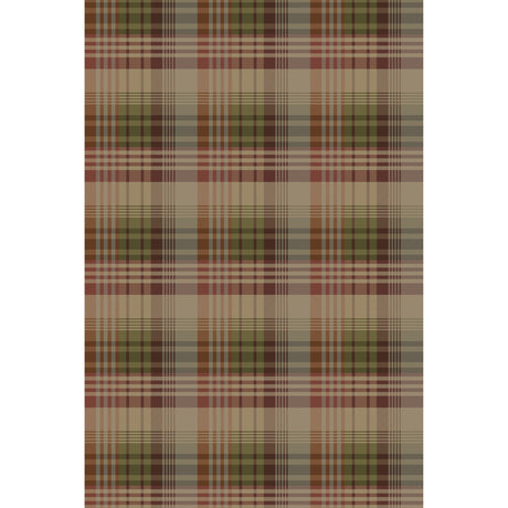 Mulberry MULBERRY ANCIENT TARTAN RED/PLUM Wallpaper