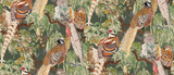 Mulberry GAME BIRDS FOREST Wallpaper