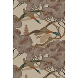 Mulberry GRAND FLYING DUCKS PLUM Wallpaper