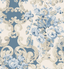 Mulberry FLORAL ROCOCO BLUE Wallpaper