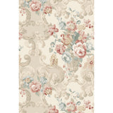 Mulberry FLORAL ROCOCO LOVAT/RED Wallpaper