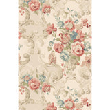 Mulberry FLORAL ROCOCO RED/GREEN Wallpaper