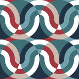 Gaston Y Daniela KIMI AZUL/ROJO Fabric