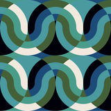 Gaston Y Daniela KIMI AZUL/VERDE Fabric