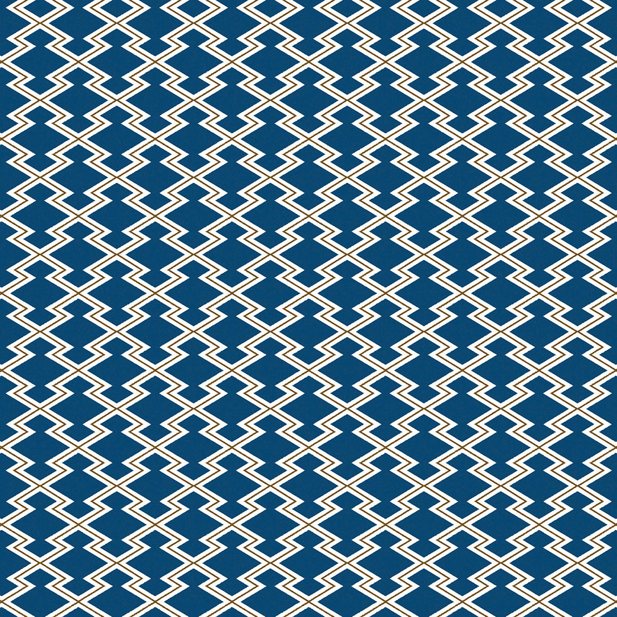Gaston Y Daniela HAYAMI AZUL/OCRE Fabric