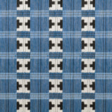 Gaston Y Daniela TAKARA AZUL Upholstery Fabric