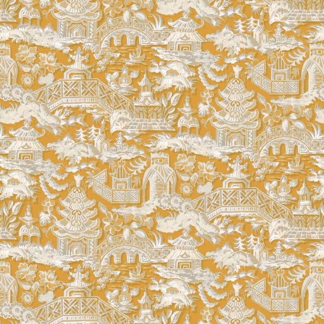 Gaston Y Daniela MARTA OCRE Fabric