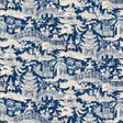 Gaston Y Daniela MARTA AZUL Fabric