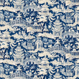 Gaston Y Daniela MARTA AZUL Fabric