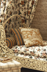 Gaston Y Daniela TUCHA FONDO ORO/VERDE Upholstery Fabric